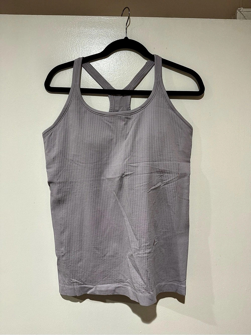 Lululemon Ebb to Street Tank Ribbed Purple Size 12